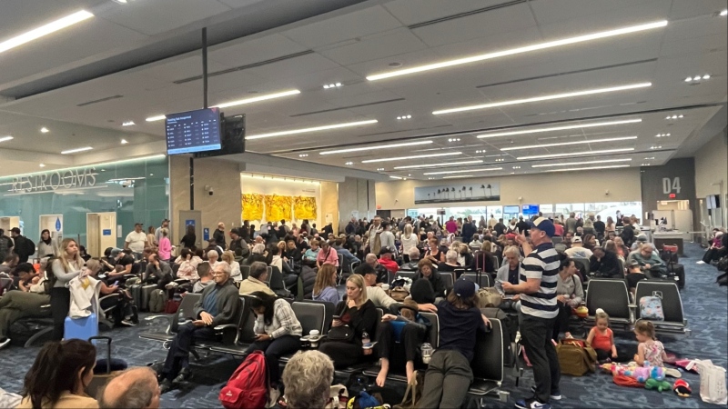 Air Canada fliers departing from Fort Lauderdale to Toronto share their "hellish" experience after 10 delays and a flight cancellation. (Madison Golshani)