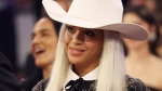 Beyonce is pictured at the 2024 Grammy Awards in Los Angeles. (Kevin Mazur/Getty Images)