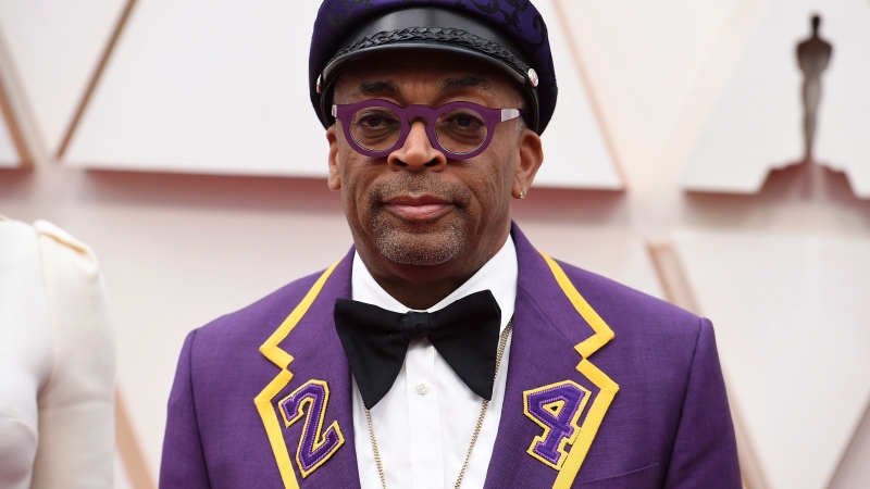 Spike Lee arrives at the Oscars on Sunday, Feb. 9, 2020, at the Dolby Theatre in Los Angeles. (Photo by Jordan Strauss/Invision/AP)