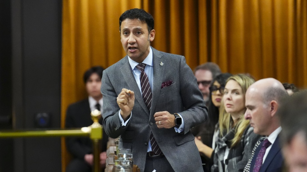 Justice Minister Arif Virani during question period in the House of Commons on Parliament Hill in Ottawa on Monday, Feb. 12, 2024.  THE CANADIAN PRESS/Sean Kilpatrick