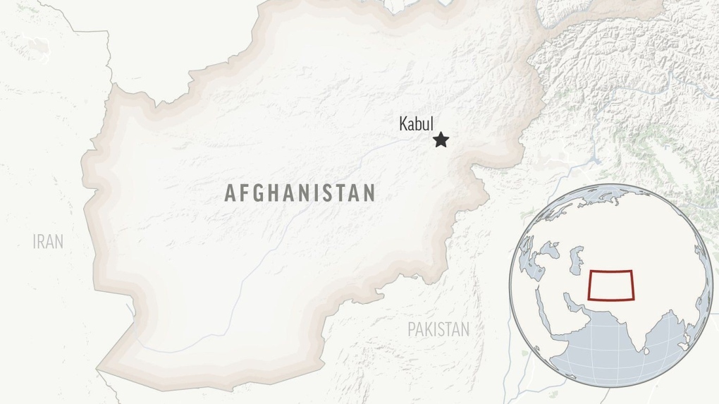 This is a locator map for Afghanistan with its capital, Kabul. (AP Photo)