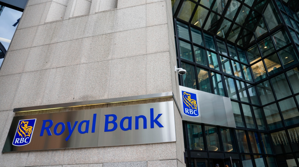 Royal Bank of Canada signage is pictured in the financial district in Toronto, Friday, Sept. 8, 2023. (THE CANADIAN PRESS/Andrew Lahodynskyj)